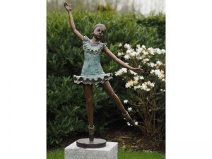 Tuinbeeld - bronzen beeld - Ballerina - 130 cm hoog