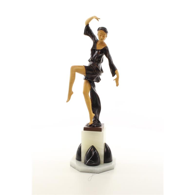 Houten danseres - The Autumn Dancer - 45,8 cm hoogte - Beeld