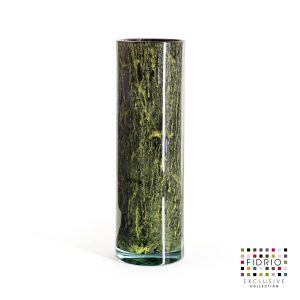 Design vaas Cilinder - Fidrio Mountain Green
