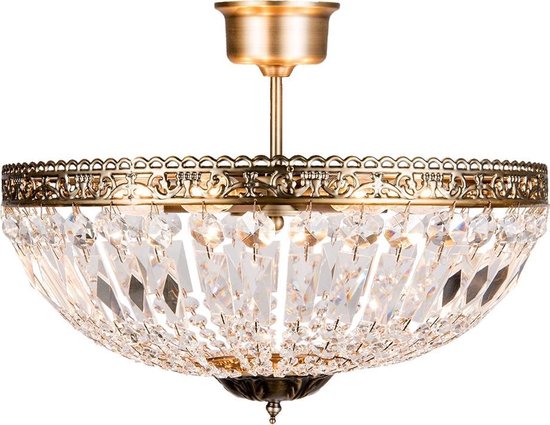 Kroonluchter plafondlamp klassiek 47*29 cm Transparant