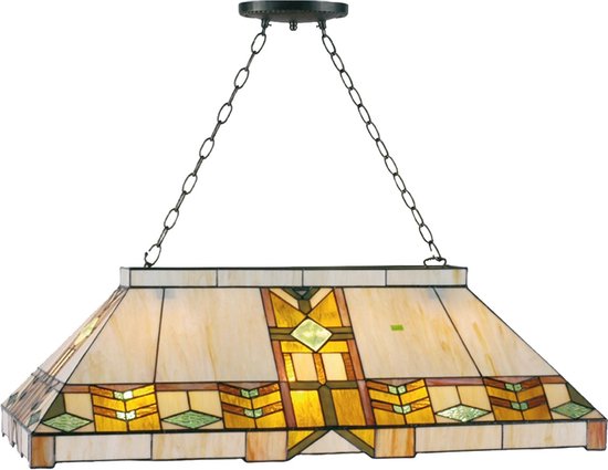 Tiffany Biljartlamp - Hanglamp - 92 cm