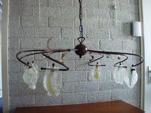 Sampaguita Plafondlamp 54 cm hoog verlichting hanglamp bruin