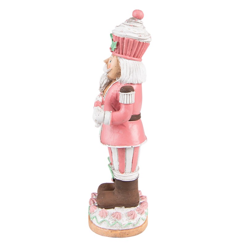 Beeld  Notenkraker 24 cm Roze Kunststof - kerstdecoratie - accessoires - Image 2