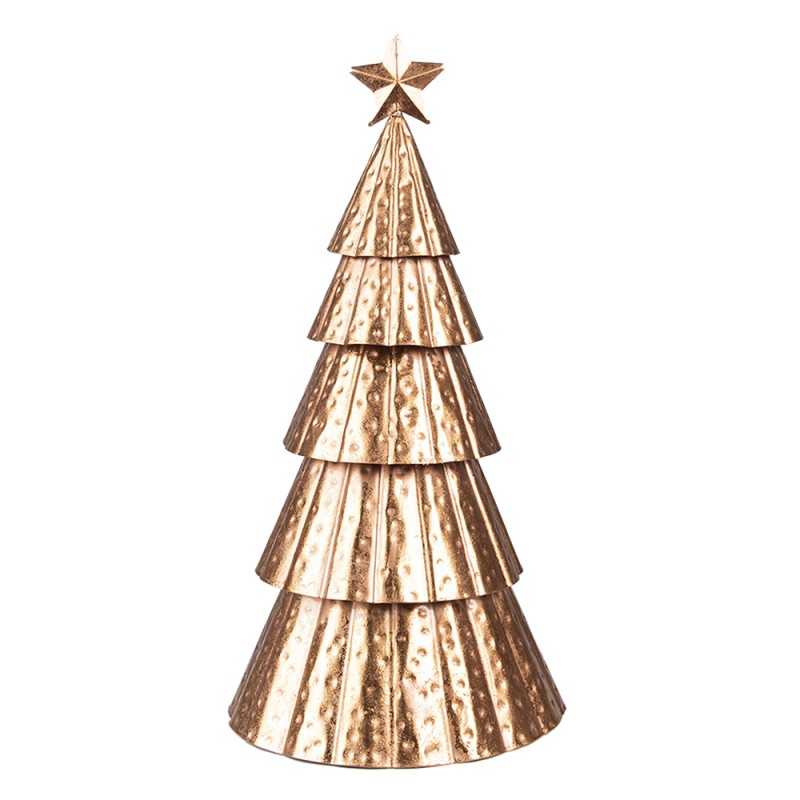 Kerstdecoratie Kerstboom 38 cm Koperkleurig ijzer - Decoratief Figuur Decoratieve Accessoires