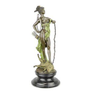 Diana Victorious - Diana de jager - Bronzen beeld - Beeld Godin - h47,6 cm