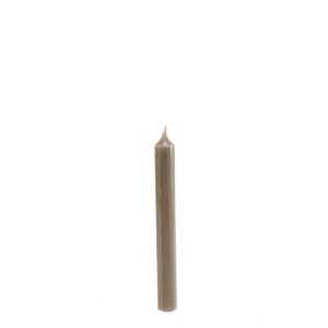 Dinerkaars Taupe Branded by - lengte 19,5 cm - 18 stuks - parafine