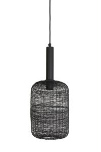 Hanglamp metaal - Light & Living LEKANG lamp zwart