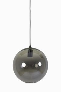 Hanglamp glas - Light & Living SUBAR lamp zwart