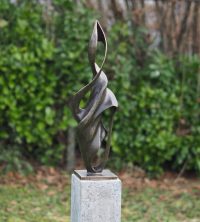 Tuinbeeld - bronzen beeld - Abstract sculptuur Bronzartes