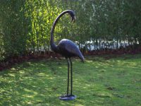 Tuinbeeld - bronzen beeld - Flamingo