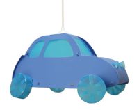 Hanglamp - auto - kinderkamer - blauwe auto