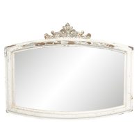 Spiegel 72x55 cm Wit Hout Rechthoek Grote Spiegel