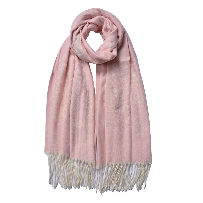 Wintersjaal Dames 68x180 cm Roze Sjaal