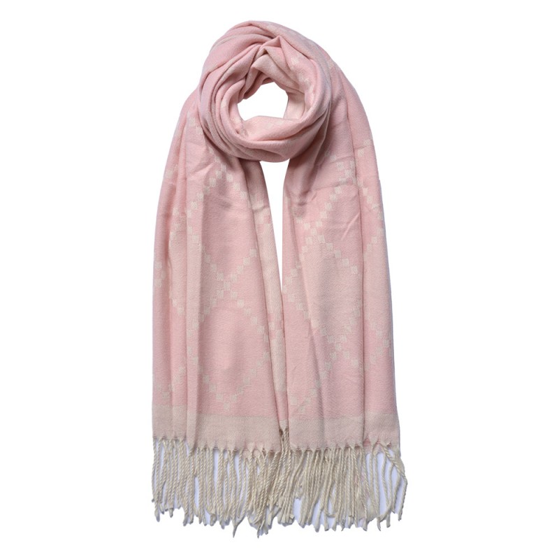 Wintersjaal Dames 68x180 cm Roze Sjaal