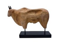 hout beeld stier - by Mooss