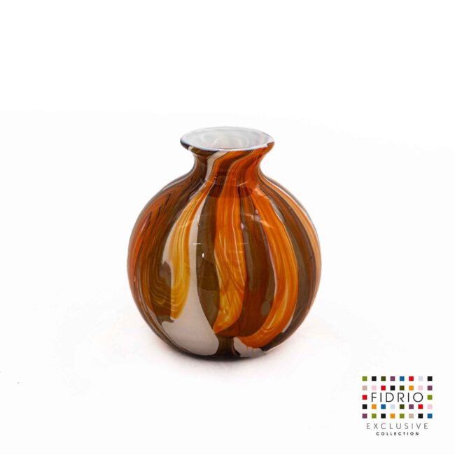 Design Vaas Bolvase With Neck - Fidrio ZENITH - glas