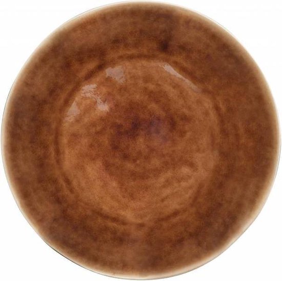 Costa Nova Riviera - servies - dinerbord Terra - aardewerk - set van 4 - 27,1 cm rond