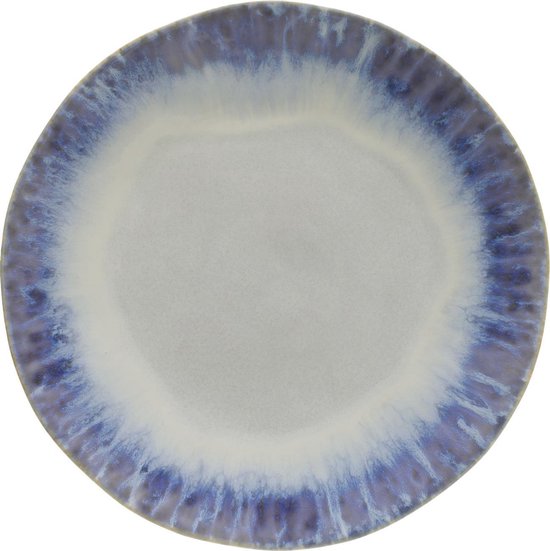 Costa Nova - servies - dinerbord blauw - aardewerk - 26 cm rond