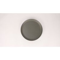 Kitchen trend - Villa - dinerbord - donkergrijs - set van 6 - 27 cm rond