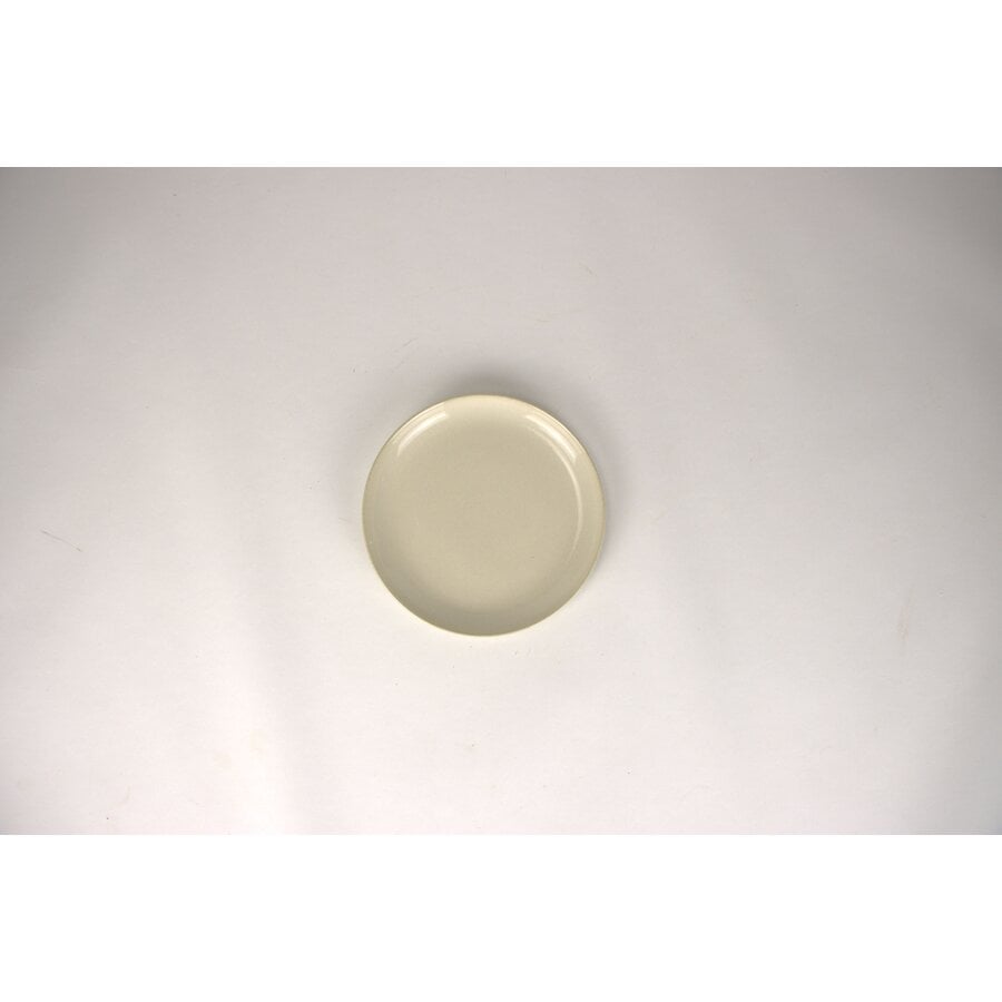 Kitchen trend - Villa - gebaksbord - beige - set van 6 - 16 cm rond