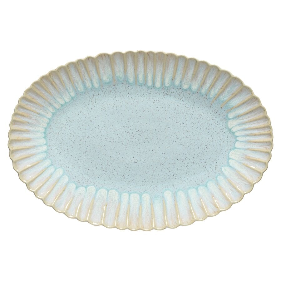 Casafina Costa Nova - Mallorca - ovale schaal sea blue - servies - 27.5 cm rond