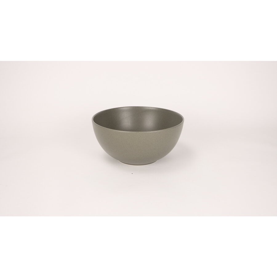 Kitchen trend - Villa - slaschaal - donkergrijs - stoneware - 14.5 cm rond