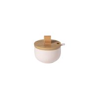 Casafina Costa Nova - Pacifica - suiker potje roze - fine stoneware - 6 cm hoog