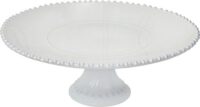 Costa Nova / Casafina - aardewerk taartplateau PEARL 34 cm - Wit