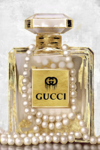 glasschilderij parfum Gucci